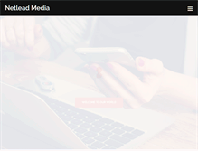 Tablet Screenshot of netlead-media.com